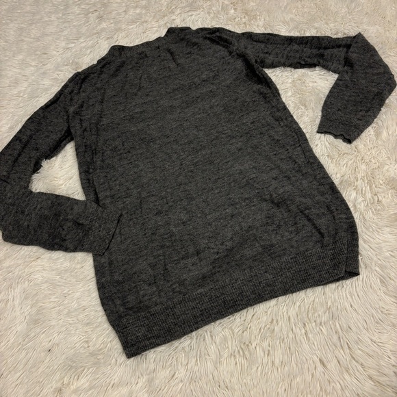 Madewell Heather Gray Button Down Cardigan with Pockets size small - Picture 7 of 10